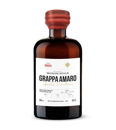[L-641.6] Grappa Amaro 50cl 35.5° (NR) x6