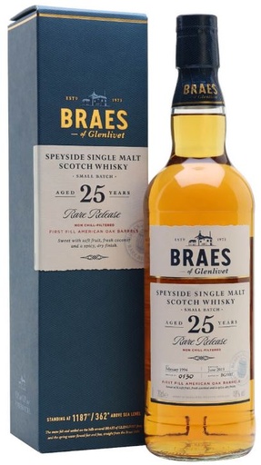 [WB-1478.6] Braes of Glenlivet 25 YO 70cl 48° (R) GBX x6