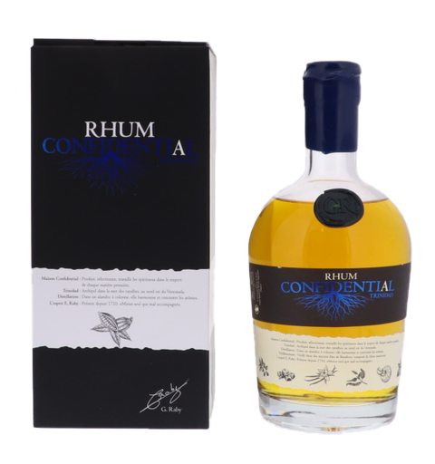 [R-1265.6] Confidential Rhum Finition Fût Bourbon 70cl 40° (NR) GBX x6