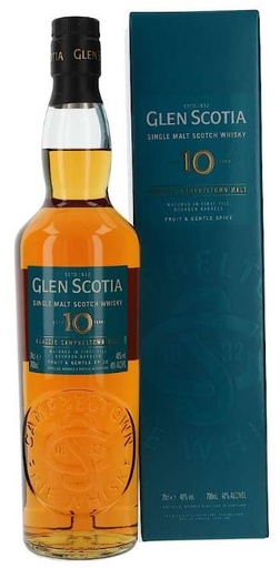 [WB-1495.6] Glen Scotia 10 YO Unpeated 70cl 40° (R) GBX x6