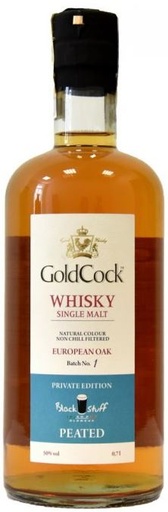 [WB-1497.6] Gold Cock Peated 70cl 49,2° (R) x6