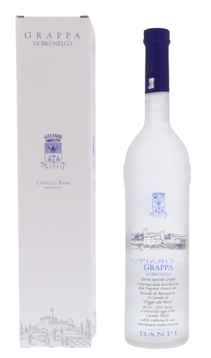 [L-669.6] Grappa del Castello Banfi Capsula Nera 70cl 45° (NR) x6