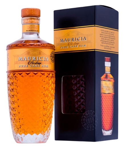 [R-1316.6] Mauricia Heritage Pure Cane Rum 70cl 45° (NR) GBX x6