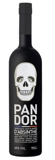 [L-693.6] Pandor Absinthe Black bottle 70cl 60° (R) x6