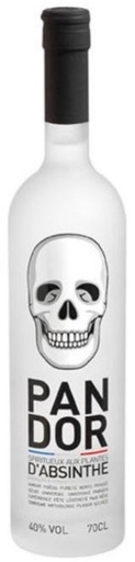 [L-694.6] Pandor Absinthe White Bottle 70cl 40° (R) x6
