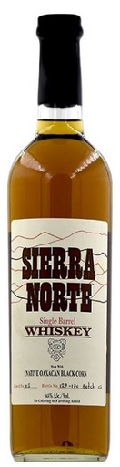 [WB-1549.6] Sierra Norte Mexican Black Corn Whisky 70cl 45° (R) x6