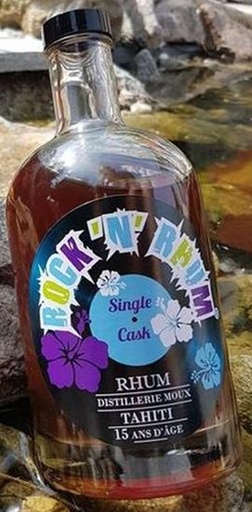 [R-1360.6] Tahiti Rock N Rhum 15 YO 70cl 45° (R) x6