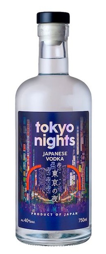 [V-245.6] Tokyo Nights Yuzu Vodka 70cl 40° (NR) x6