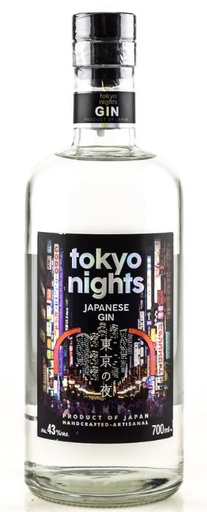 [G-963.6] Tokyo Nights Japanese Gin 70cl 43° (R) x6