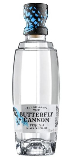 [T-257.6] The Butterfly Cannon Tequila Cristalino 50cl 40° (R) x6