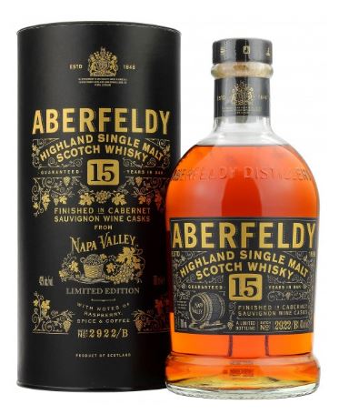 [WB-1673.6] Aberfeldy 15 YO Napa Valley Cask Limited Edition 70cl 43° (R) GBX x6