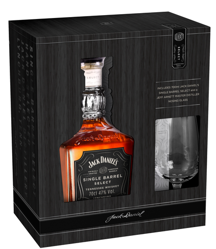 [WB-1697.6] Jack Daniel's Single Barrel 70cl 47° + 1 glass (R) GBX x6