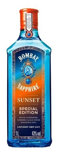 [G-994.6] Bombay Sapphire Sunset 100cl 43° (R) x6