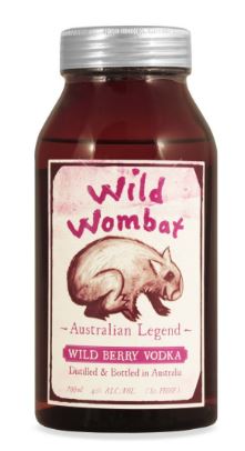 [V-255.6] Wild Wombat Australian Legend Berry Vodka 70cl 40° (R) x6