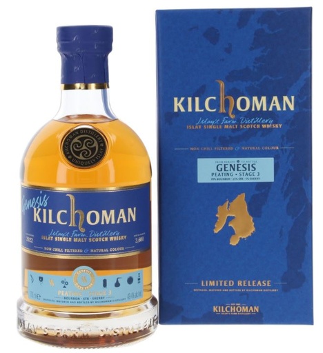 [WB-1764.6] Kilchoman Genesis Harvest Stage 3 Peating 70cl 49,4° (R) GBX x6