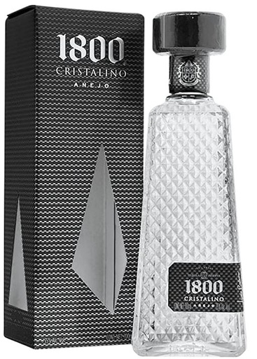[T-262.6] 1800 Tequila Jose Cuervo Cristalino Anejo 70cl 38° (R) GBX x6