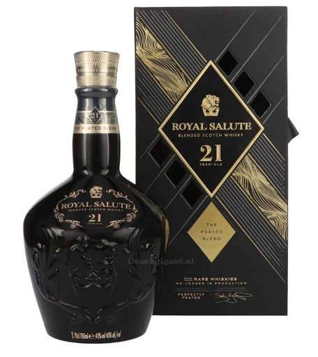 [WB-1913.6] Chivas Regal Royal Salute 21 YO Peated Blend 70cl 40° (R) GBX x6