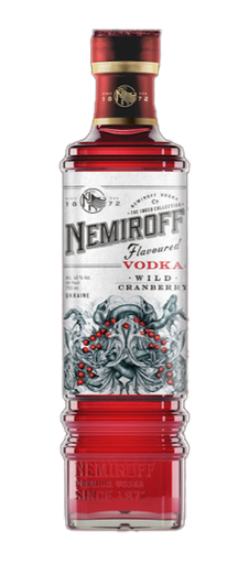 [V-268.6] Nemiroff Vodka Wild Cranberry 70cl 40° (NR) x6