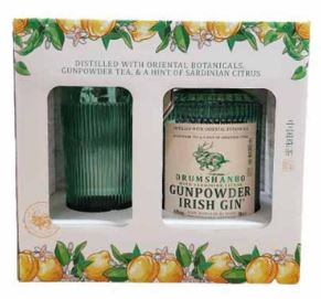 [G-1054.6] Drumshanbo Gunpowder Gin Sardinian Citrus + Glass 70cl 43° (R) GBX x6
