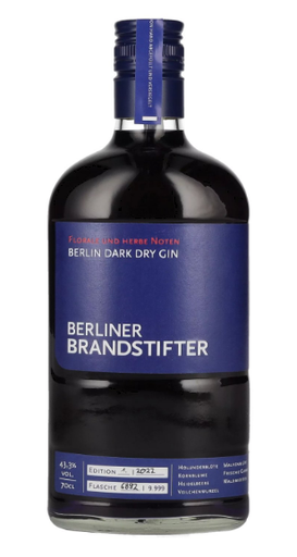 [G-1069.6] Berliner Brandstifter Dark Dry Gin 70cl 43,3° (R) x6
