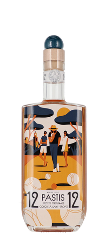 [L-832.6] Pastis 12/12 Edition Pétanque 70cl 45° (NR) x6