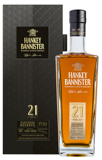[WB-2157.6] Hankey Bannister 21 Years Partners Reserve 70cl 40° (R) GBX x6