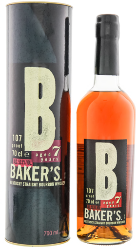 [WB-2175.6] Baker's 7 Years 70cl 53.5° (R) GBX x6