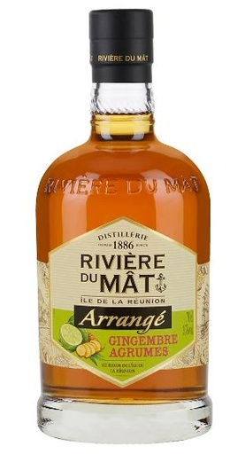 [R-1626.6] Rivière du Mat Arrangé Gingembre Agrûmes 70cl 35° (R) x6