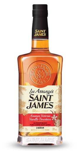 [R-1630.6] Saint James Ananas Vanille 70cl 35° (NR) x6