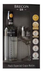 [G-1112.6] Brecon Special Reserve Gin 70cl 40° + copa glass (NR) GBX x6