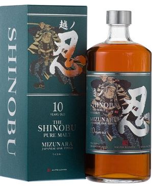 [WB-2210.6] Shinobu 10 Years Mizunara Oak Finish 70cl 43° (R) GBX x6