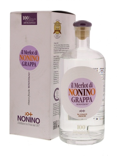 [L-873.6] Nonino Grappa Merlot 70cl 41° (R) GBX x6