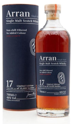 [WB-2240.6] Arran 17 Years 70 cl 46° (R) GBX x6