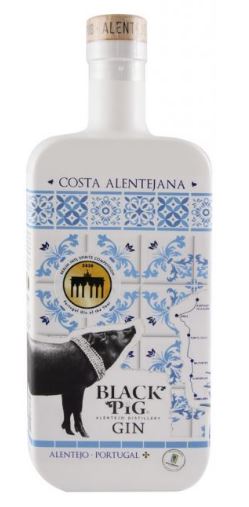 [G-1132.6] Black Pig Costa Alentejana Gin 50cl 40° (R) x6