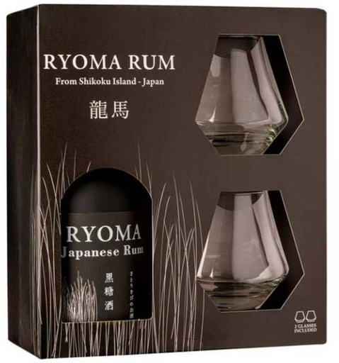 [R-1681.6] Ryoma + 2 glasses 70cl 40° (NR) GBX x6