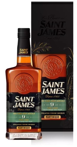 [R-1696.6] Saint James Très Vieux 9 Years 70cl 43° (R) GBX x6
