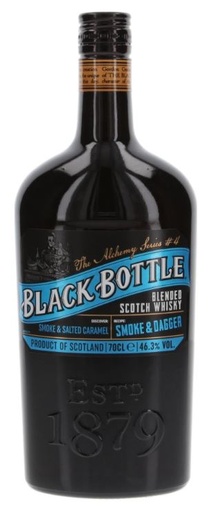 [WB-2342.6] Black Bottle Alchemy Smoke & Dagger 70cl 46,3° (R) x6