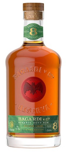 [R-1712.6] Bacardi Reserva Ocho Rye Cask 1L 45° (R) x6