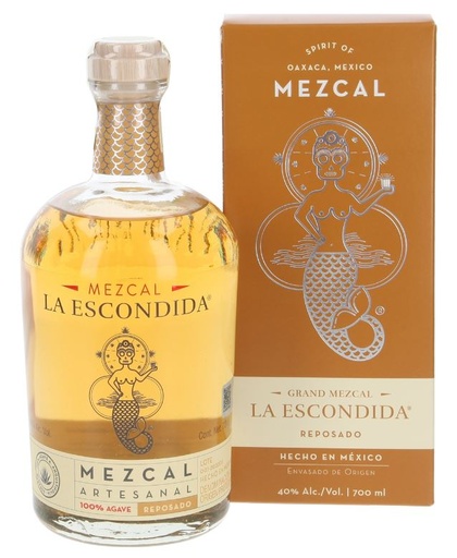 [T-340.6] La Escondida Reposado Mezcal 70cl 40° (R) GBX x6