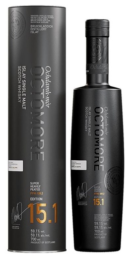[O-190.6] Bruichladdich Octomore 15.1 70cl 59.1° (NR) GBX x6