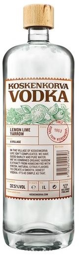 [V-340.6] Koskenkorva Lemon Lime Yarrow 70cl 37,5° (R) x6