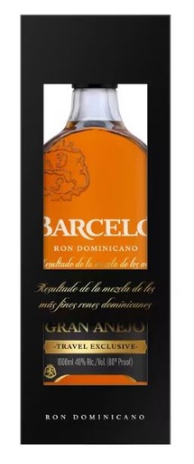 [R-1783.4] Barcelo Gran Anejo Travel Exclusive 1L 37,5° (Neutral Case) (R) GBX x4