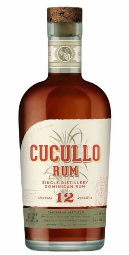 [R-1789.6] Cucullo 12 Years Reserva Dominican Rum 70cl 40° (R) x6
