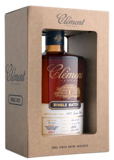 [R-1820.6] Clément Single Batch Canne Bleue 50cl 46,1° (R) GBX x6