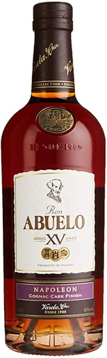 [R19.6] Abuelo Añejo XV YO Oloroso 70cl 40º (R) GBX x6