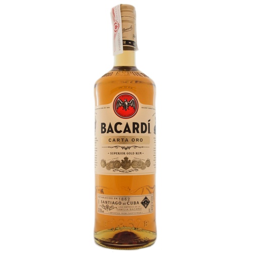 [R74.12] Bacardi Carta Oro 100cl 37,5º (R) x12