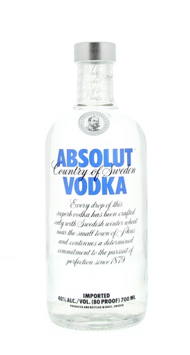[V15.6] Absolut Blue 70cl 40º (R) x6