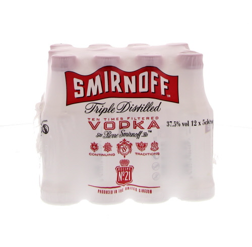 [V199.120] Smirnoff Red 5cl 37,5º (R) x120