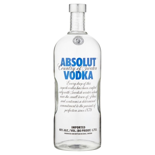 [V20.6] Absolut Blue 175cl 40º (R) x6