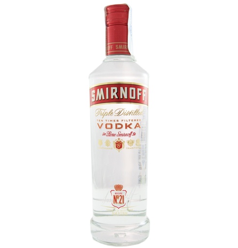 [V209.6] Smirnoff Red 70cl 37,5º (R) x6